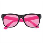 Black Frame With Pink Temples Front